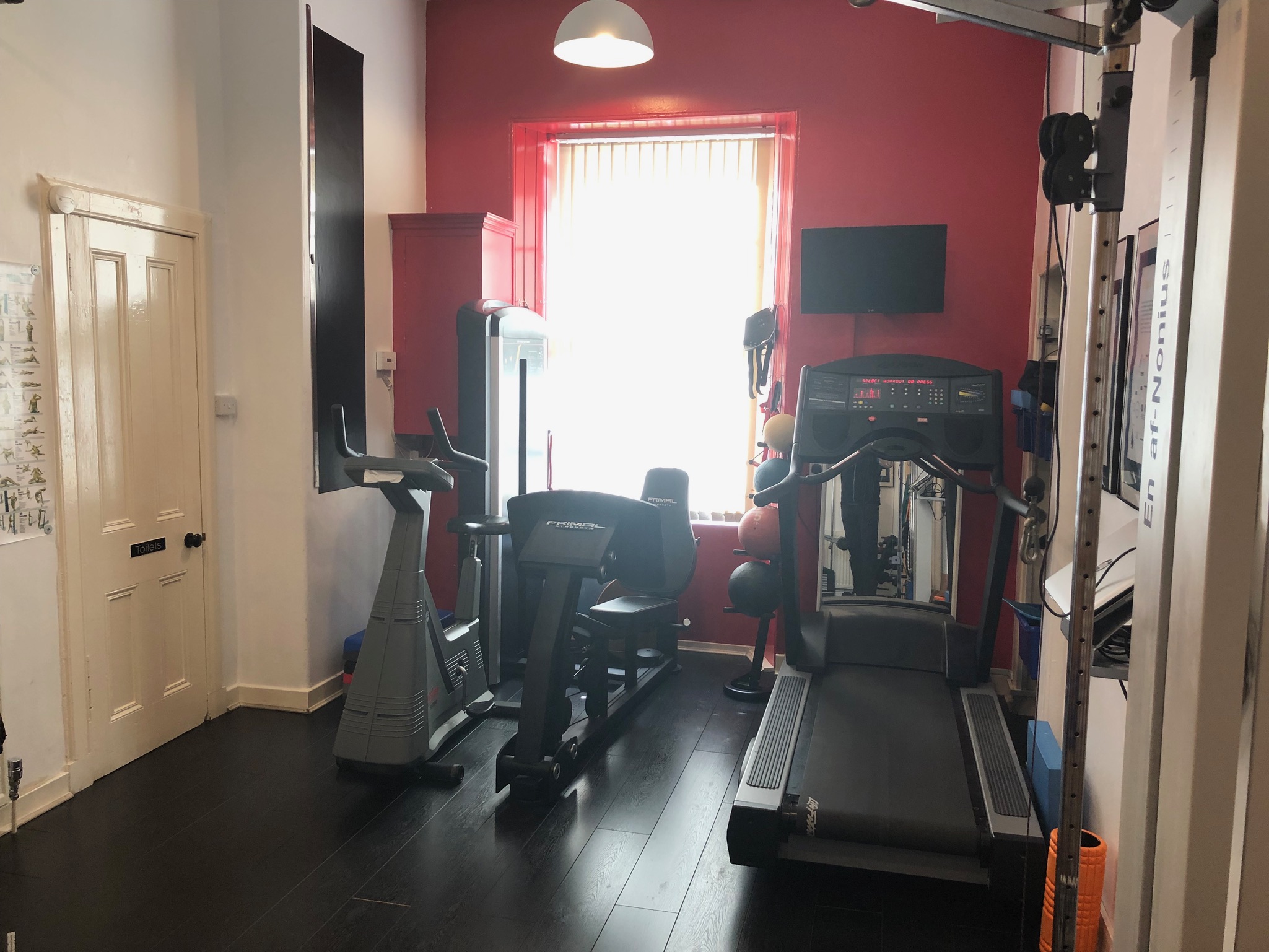 Gym equipment at Physis Physiotherapy